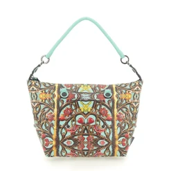 Borsa Donna a Mano con Tracolla GABS G3 PLUS Large in Pelle stampa Inferriata Liberty
