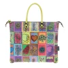Borsa Donna a Mano con Tracolla GABS G3 PLUS Large in Pelle stampa Tarocchi