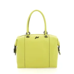 Borsa Donna a Mano con Tracolla GABS G3 PLUS Large in Pelle Martellata Verde Papiro