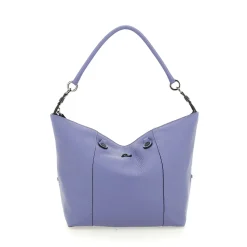 Borsa Donna a Mano con Tracolla GABS G3 PLUS Large in Pelle Martellata Viola Fiordaliso