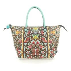 Borsa Donna a Mano con Tracolla GABS G3 PLUS Medium in Pelle stampa Inferriata Liberty