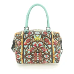 Borsa Donna a Mano con Tracolla GABS G3 PLUS Medium in Pelle stampa Inferriata Liberty