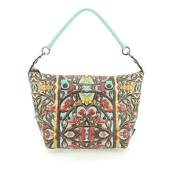Borsa Donna a Mano con Tracolla GABS G3 PLUS Medium in Pelle stampa Inferriata Liberty