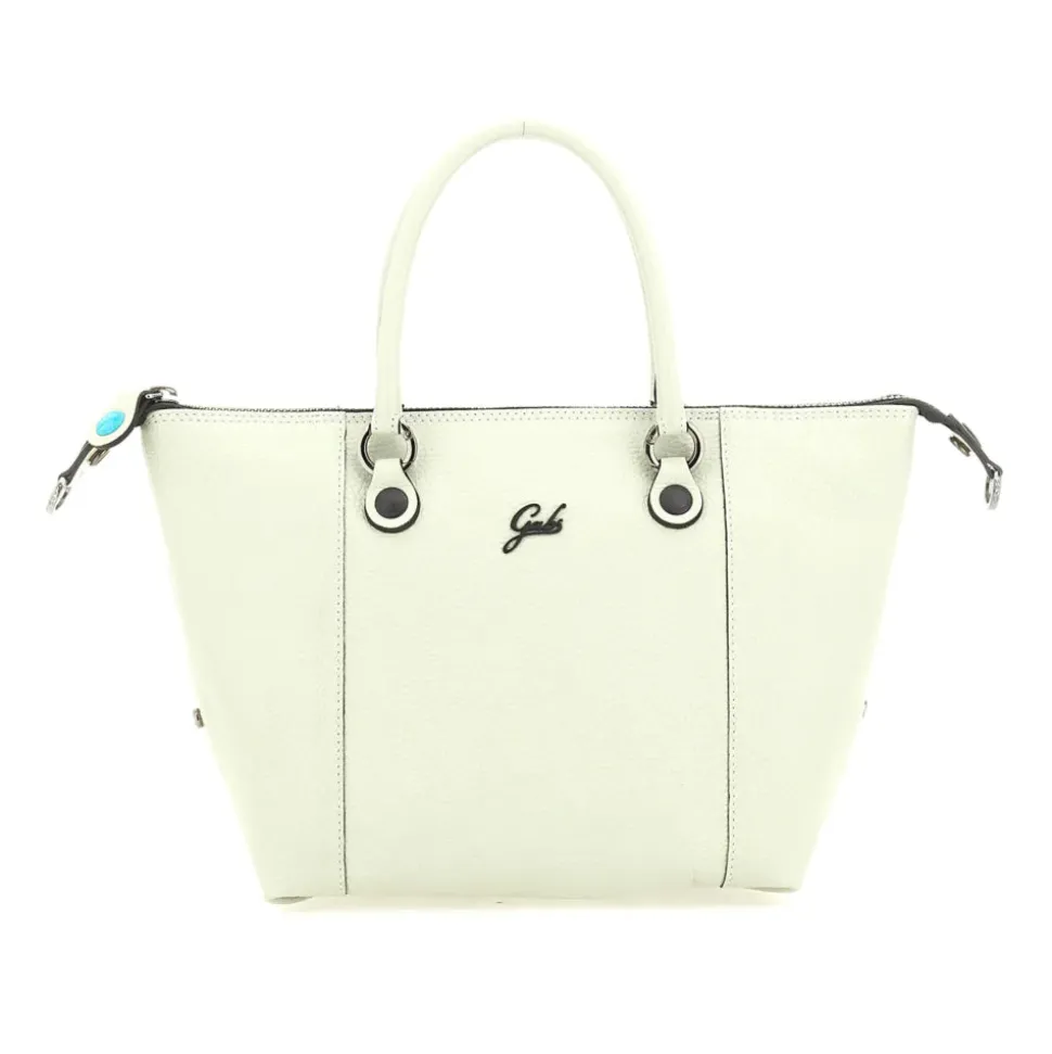 Borsa Donna a Mano con Tracolla GABS G3 PLUS Medium in Pelle Martellata Verde Colonia
