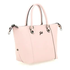Borsa Donna a Mano con Tracolla GABS G3 PLUS Medium in Pelle Martellata Rosa Camelia