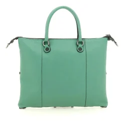 Borsa Donna a Mano con Tracolla GABS G3 PLUS Medium in Pelle Martellata Verde Filodendro