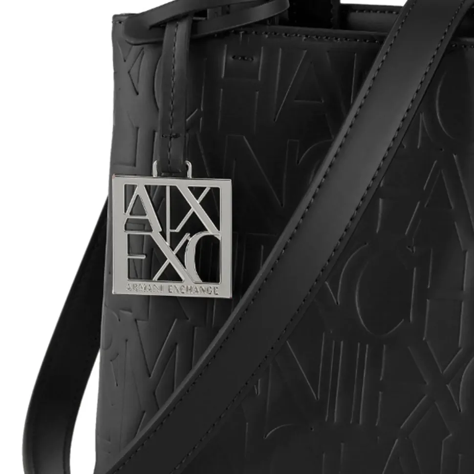 Borsa Donna a Mano Con Tracolla ARMANI EXCHANGE colore Nero Misura Piccola