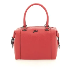 Borsa Donna a Mano con Tracolla GABS G3 PLUS Medium in Pelle Martellata Rosso Fuoco