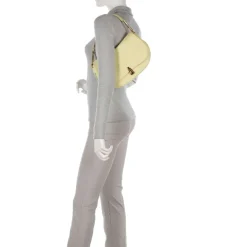 Borsa Donna a Mano con Tracolla COCCINELLE linea Magie Soft Medium in Pelle colore Lime Wash