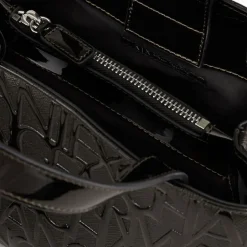 Borsa Donna a Mano Con Tracolla ARMANI EXCHANGE colore Nero Lucido Misura Piccola
