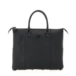 Borsa Donna a Mano con Tracolla GABS G3 PLUS Medium in Pelle Martellata Black