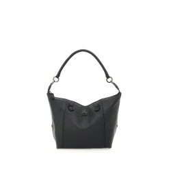 Borsa Donna a Mano con Tracolla GABS G3 PLUS Medium in Pelle Martellata Black