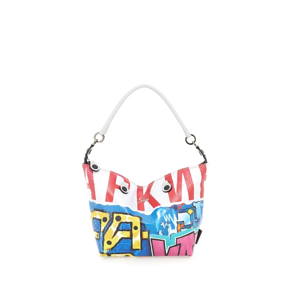 Borsa Donna a Mano con Tracolla GABS G3 PLUS Trip in Pelle stampa Graffiti Large