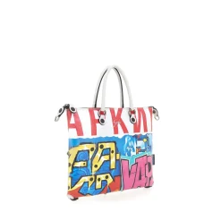 Borsa Donna a Mano con Tracolla GABS G3 PLUS in Pelle stampa Graffiti Media