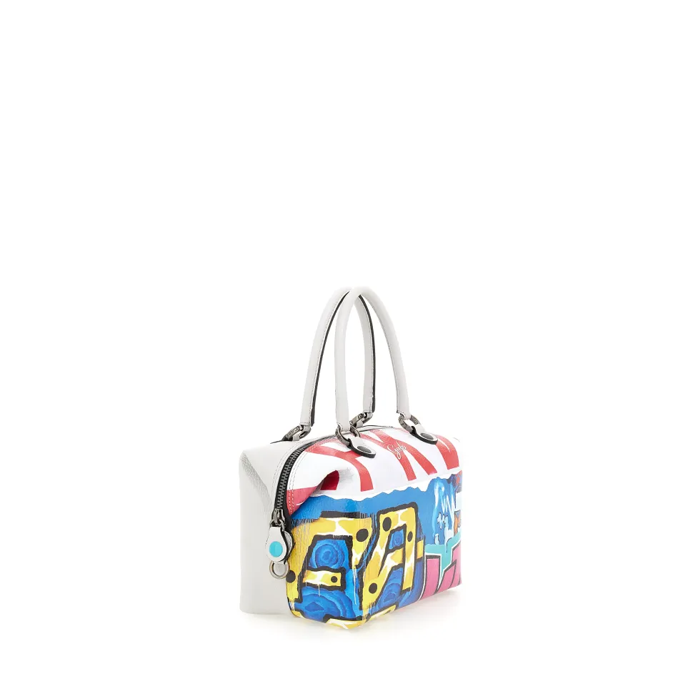 Borsa Donna a Mano con Tracolla GABS G3 PLUS in Pelle stampa Graffiti Media
