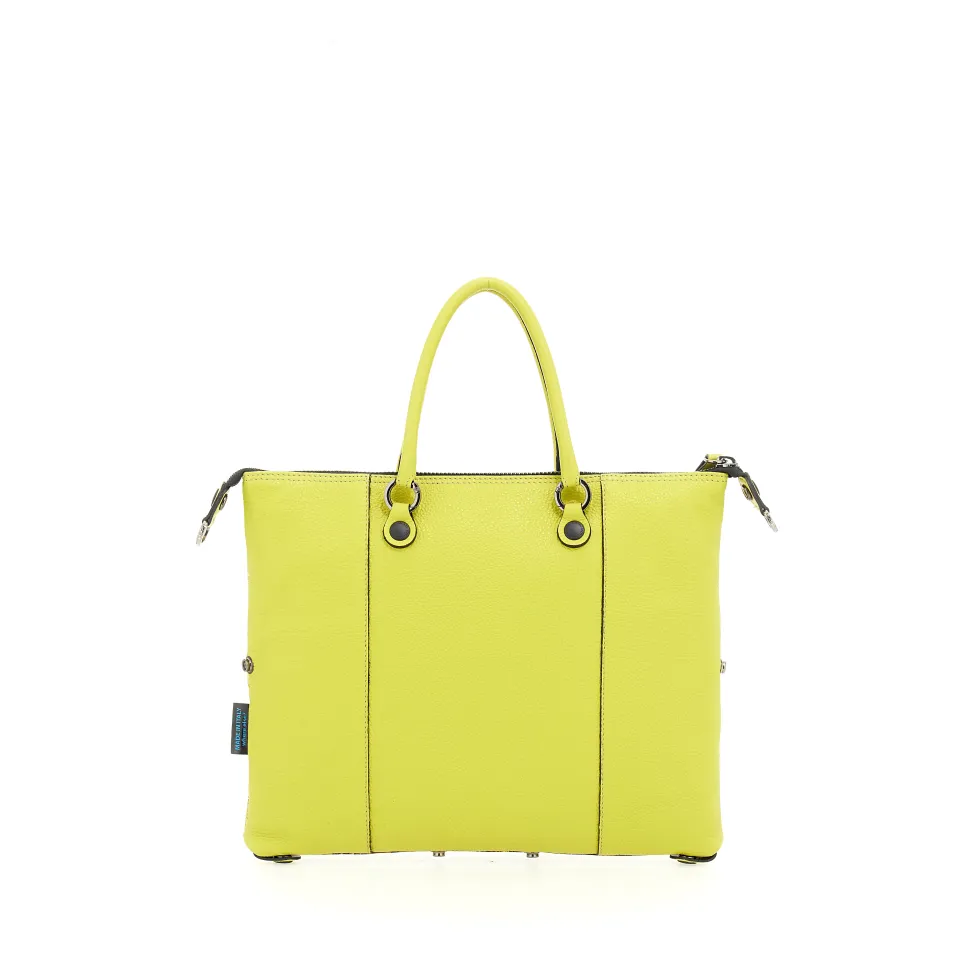 Borsa Donna a Mano con Tracolla GABS G3 PLUS Trip in Pelle stampa Paillettes Rombi Large