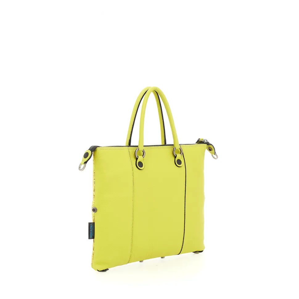 Borsa Donna a Mano con Tracolla GABS G3 PLUS Trip in Pelle stampa Paillettes Rombi Large