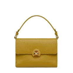 Borsa Donna a Mano con Tracolla COCCINELLE in Pelle linea Binxie Small colore Citronella