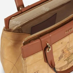 Borsa Donna a Mano con Tracolla 1A Classe Alviero Martini linea Geo Classic E020