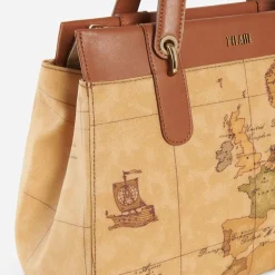 Borsa Donna a Mano con Tracolla 1A Classe Alviero Martini linea Geo Classic E020