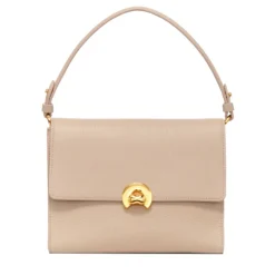 Borsa Donna a Mano con Tracolla COCCINELLE linea Binxie in Pelle Fresh Beige