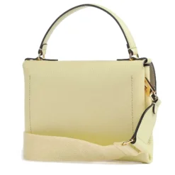 Borsa Donna a Mano con Tracolla COCCINELLE in Pelle Linea Arlettis Signature colore Lime Wash
