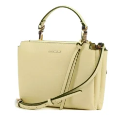 Borsa Donna a Mano con Tracolla COCCINELLE in Pelle Linea Arlettis colore Lime Wash