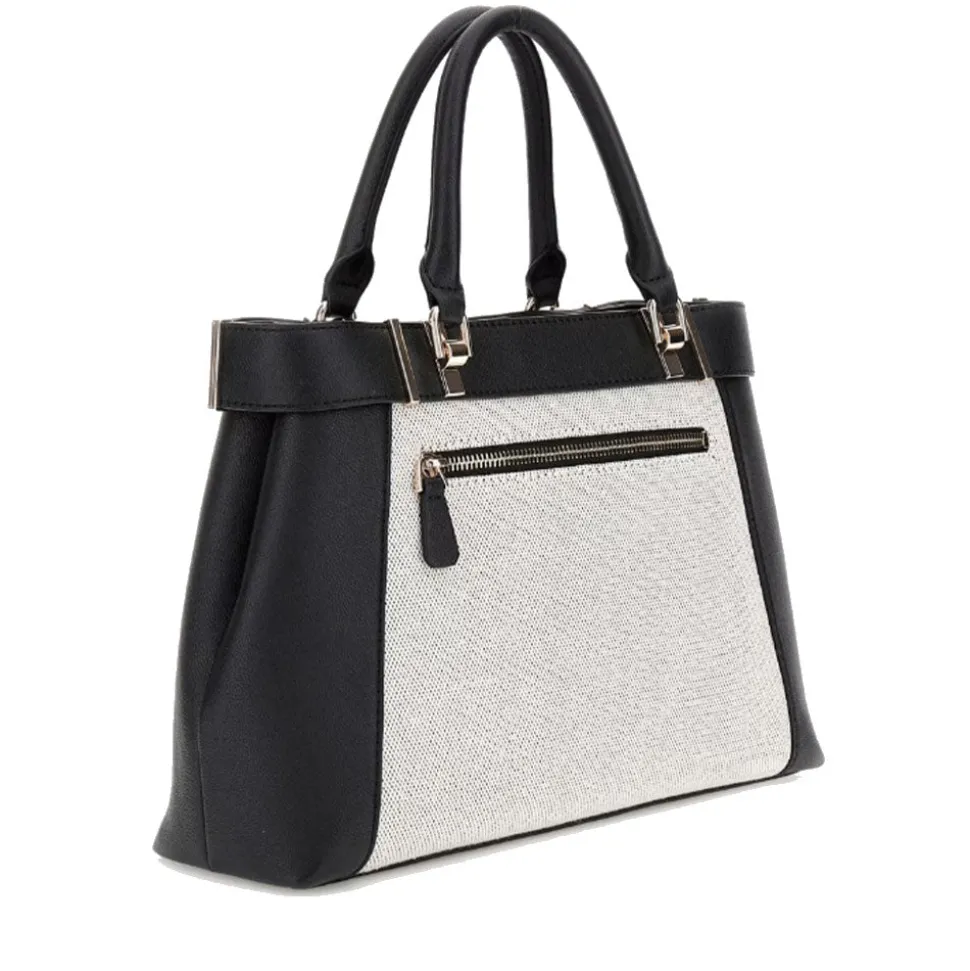 Borsa Donna a Mano GUESS Anadela colore Natural - Black