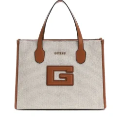 Borsa Donna a Mano GUESS Linea G - Status colore Natural - Cognac