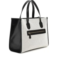 Borsa Donna a Mano GUESS Linea G - Status colore Natural - Black