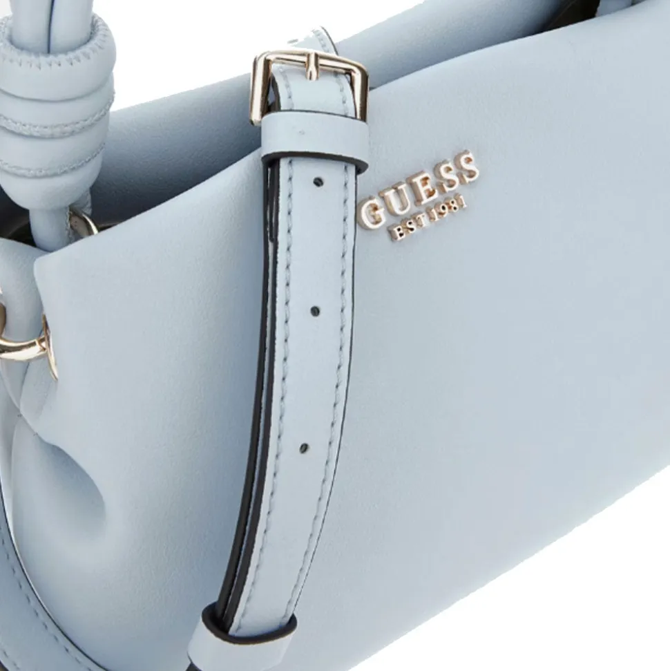 Borsa Donna a Mano GUESS Linea Sansa Colore Powder Blue