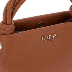 Borsa Donna a Mano GUESS Linea Sansa Colore Cognac