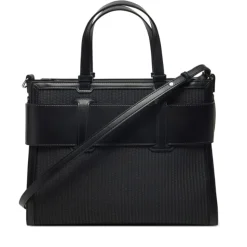 Borsa Donna a Mano Intrecciata ARMANI EXCHANGE colore Ner Misura Grande