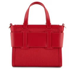 Borsa Donna a Mano Intrecciata ARMANI EXCHANGE colore Rosso Misura Piccola