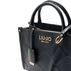Borsa Donna a Mano LIU JO Better con Motivo a Rombi colore Nero
