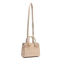Borsa Donna a Mano LIU JO con Logo in Rilievo Beige