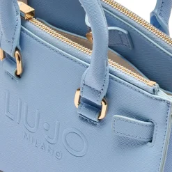 Borsa Donna a Mano LIU JO con Logo in Rilievo color Cielo