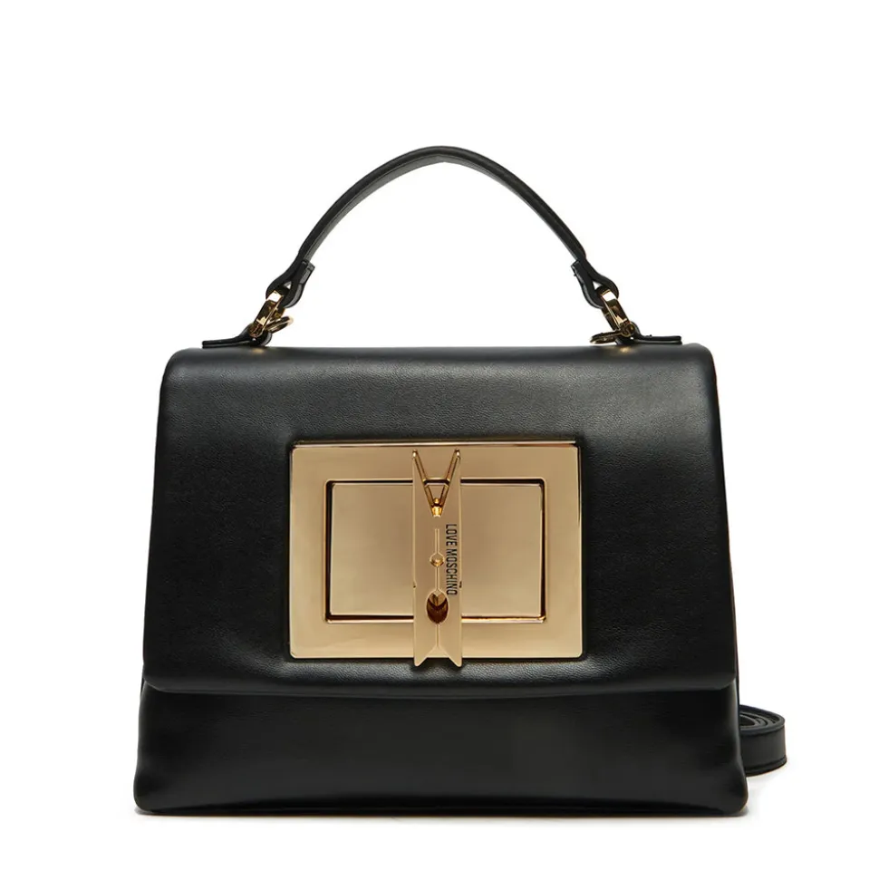 Borsa Donna a Mano LOVE MOSCHINO linea Clothespin Nera