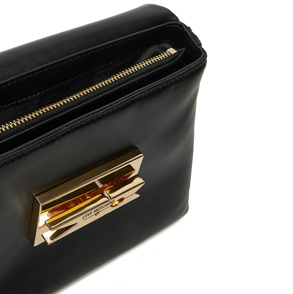 Borsa Donna a Mano LOVE MOSCHINO linea Clothespin Nera