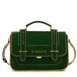 Borsa Donna a Mano THE BRIDGE linea Ester in Pelle Verde Smeraldo