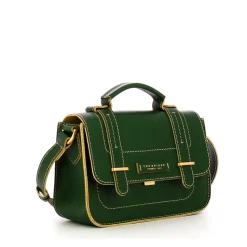 Borsa Donna a Mano THE BRIDGE linea Ester in Pelle Verde Smeraldo