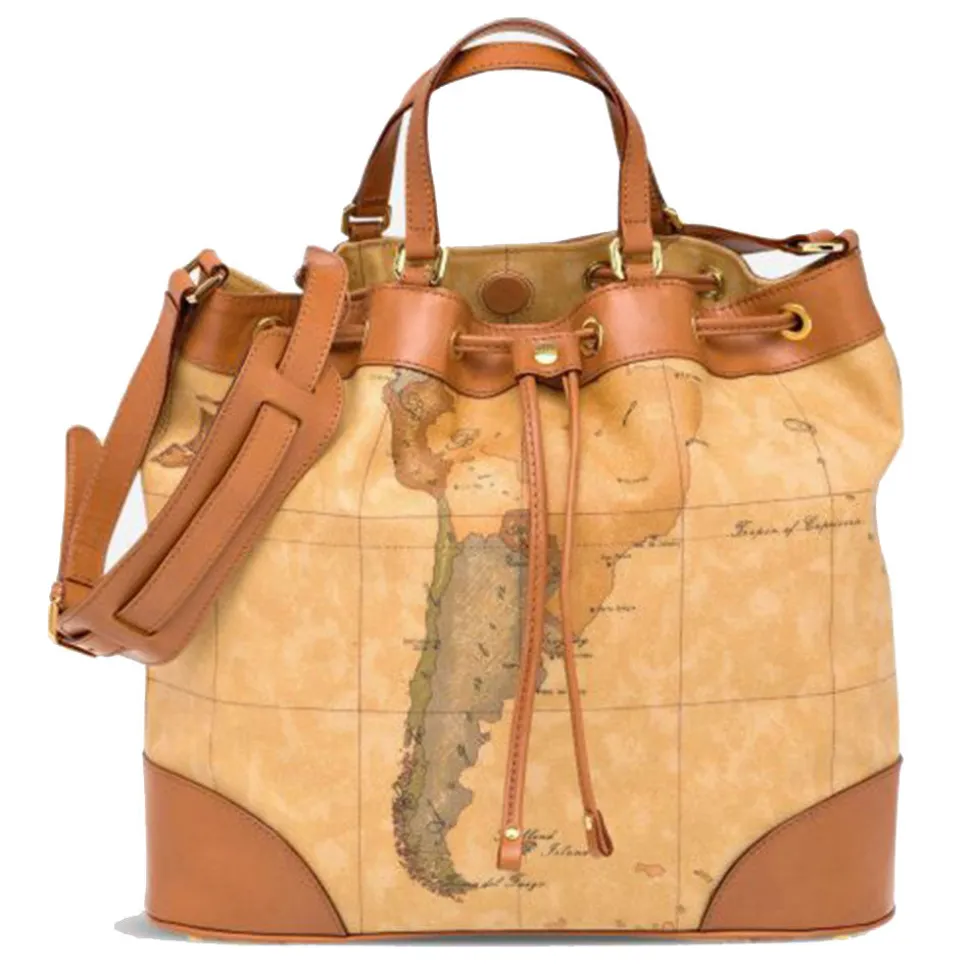 Borsa Donna a Secchiello 1A Classe Alviero Martini linea Geo Classic D036 Made in Italy