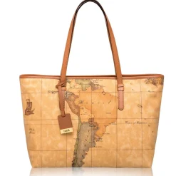 Borsa Donna a Spalla 1A Classe Alviero Martini Shopping Grande con Zip D007