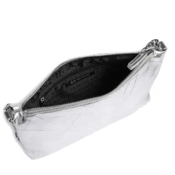 Borsa Donna a Spalla Chiusa con Zip ARMANI EXCHANGE Colore Silver