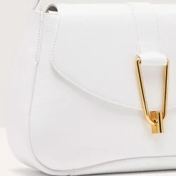 Borsa Donna a Spalla COCCINELLE in Pelle linea Himma colore Brillant White