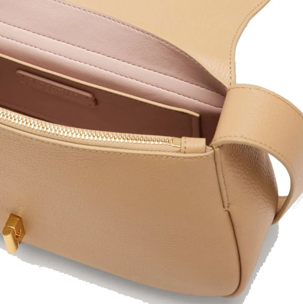 Borsa Donna a Spalla COCCINELLE in Pelle linea Himma colore Fresh Beige