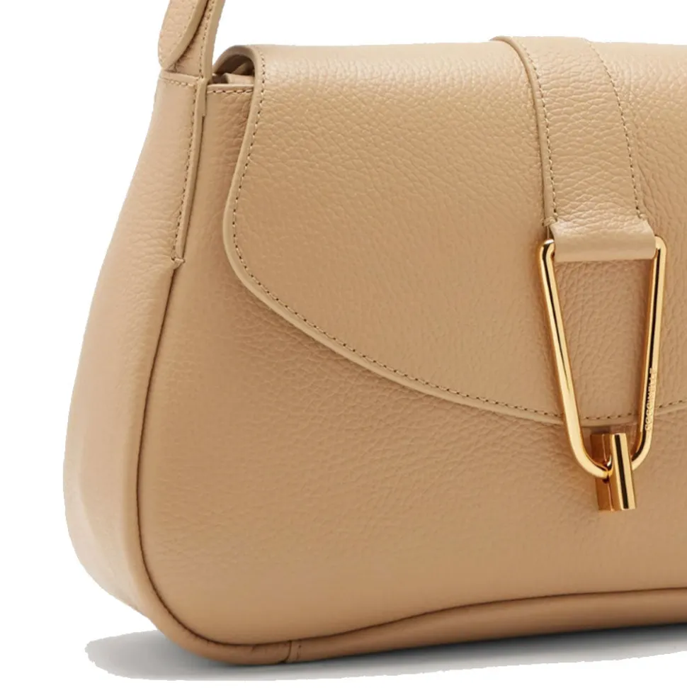 Borsa Donna a Spalla COCCINELLE in Pelle linea Himma colore Fresh Beige