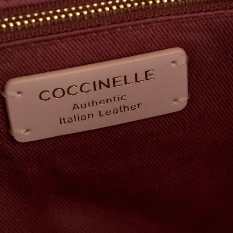 Borsa Donna a Spalla COCCINELLE in Pelle linea Maleta Calf Cocker Colore Alga