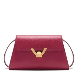 Borsa Donna a Spalla COCCINELLE in Pelle Sangria linea Dew Small