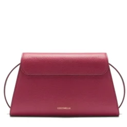 Borsa Donna a Spalla COCCINELLE in Pelle Sangria linea Dew Small